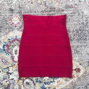 BCBGMaxAzria bandage mini skirt